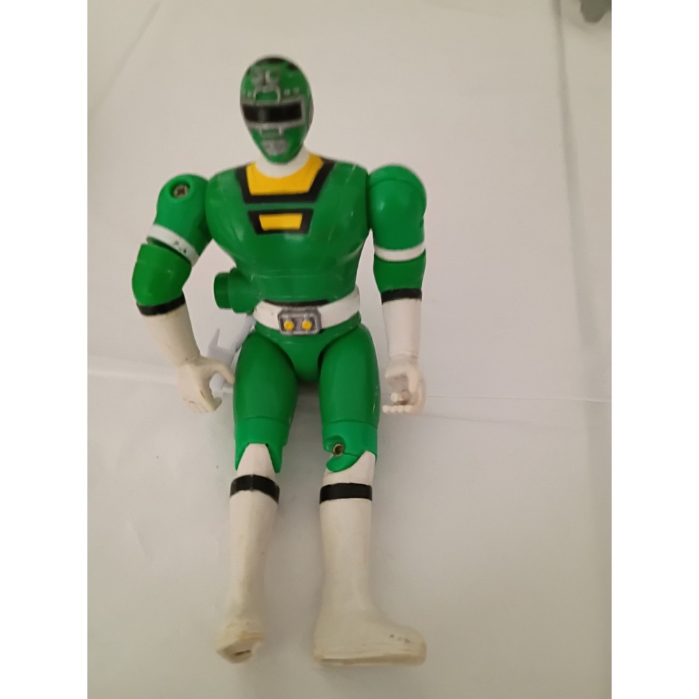 Vintage 1997 Bandai Power Rangers Green Ranger Action Figure "6" No Accessories